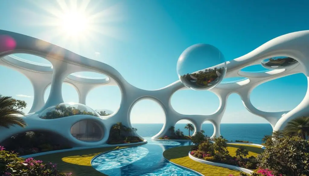 Les Palais Bulles, the futuristic bubble palace