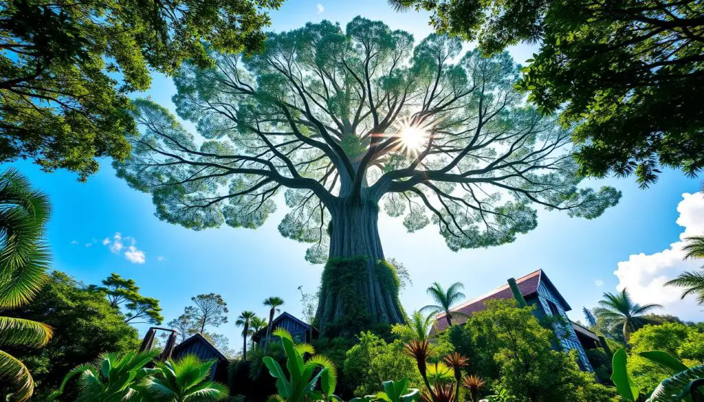 Menara tree, tallest tree in Asia